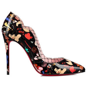 Christian Louboutin Hot Chick Dr Bored Limited Edition Black Multi Pumps 36